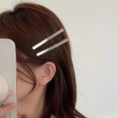 3 Stück Süße Mode Metall Haarnadel Rutschfeste Haarnadel Geometrische Hohle Haarnadel Frauen Haarspange