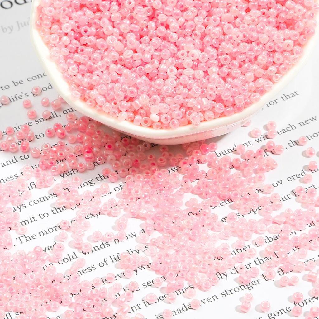 2/3mm Colored Glass Beads for DIY Jewelry Bracelets