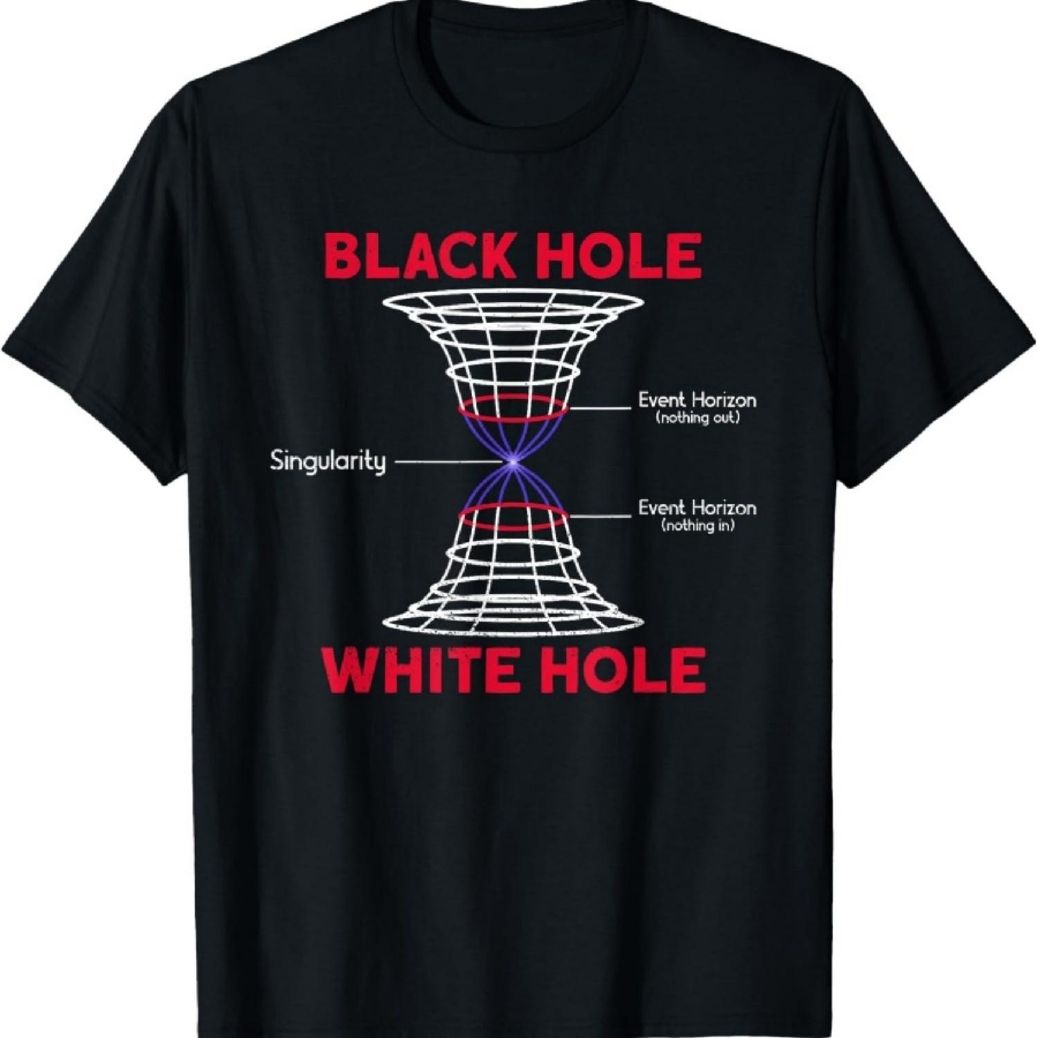

Black Hole - White Hole - Astrophysics Space Astronomy T-Shirt XXXXXL чорний