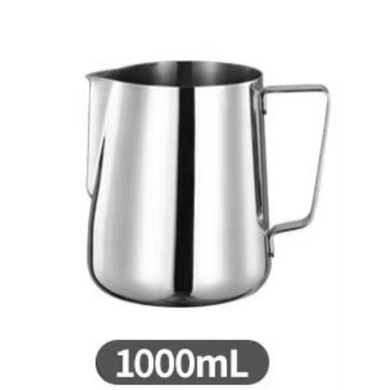 350/600/1000ml Milk Jugs Fashion Stainless Steel Milk Craft Milk Frothing Pitcher Coffee Latte Frothing Art Jug Mug Cup
