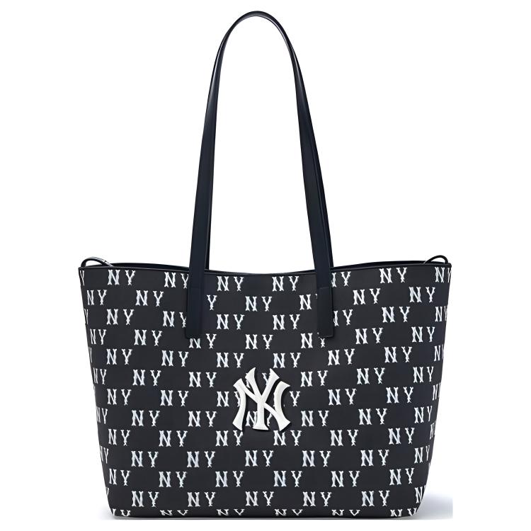 MLB New York Yankees Monogram Polyester Laptop Bag Students Unisex Black Casual 3AORM015N-50BKS