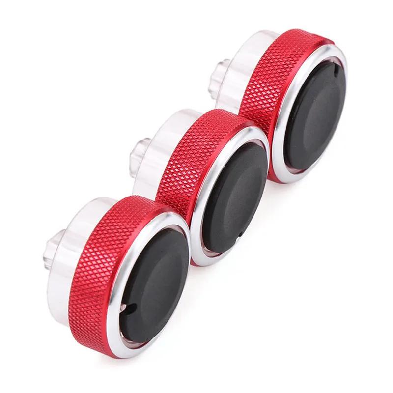 3Pcs Car AC Knob for Ford Focus 2 3 MK2 MK3 Sedan Hatchback for Mondeo Air Conditioning Heat Control Switch Knobs Accessories