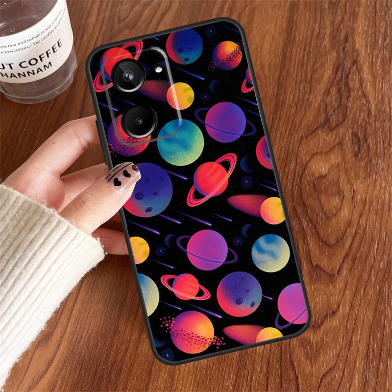 

Outer Space Planet Stars Moon For Realme 15 14 11 12 13 Pro Plus C35 C71 C75 C65 C55 C63 C61 C53 C51 C67 GT6 GT7 Pro Case Realme C55