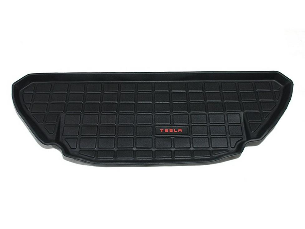 Odorless TPE 3D Car Floor Mats for Tesla Model X 7-Seater (Manual) - Basin Shaped Foot Pads