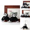 Plush Little Charming Monkey Keychain Soft Toy Black 12cm Gorilla