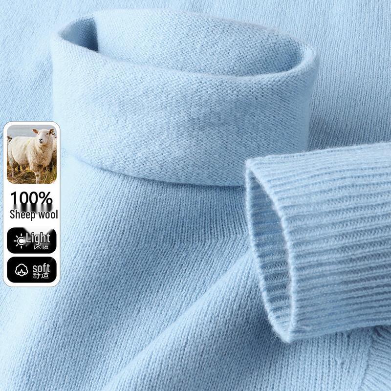 

SNOWFLYING Women s Turtleneck 100% Wool Sweater S