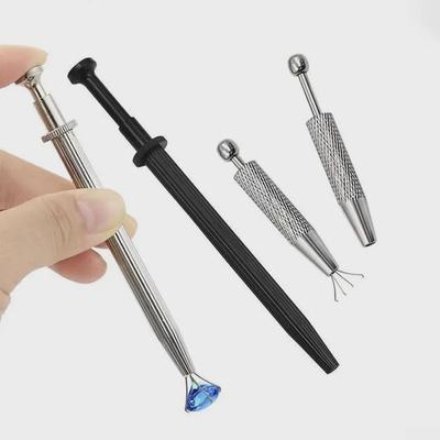 Stainless Steel Non-Slip Four-Claw Jewelry Grabbing Tool