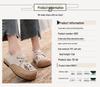 2025 Ethno-Stil Damen Schnürschuhe aus Leinen mit Löwenzahn-Stickerei und handgenähtem Obermaterial