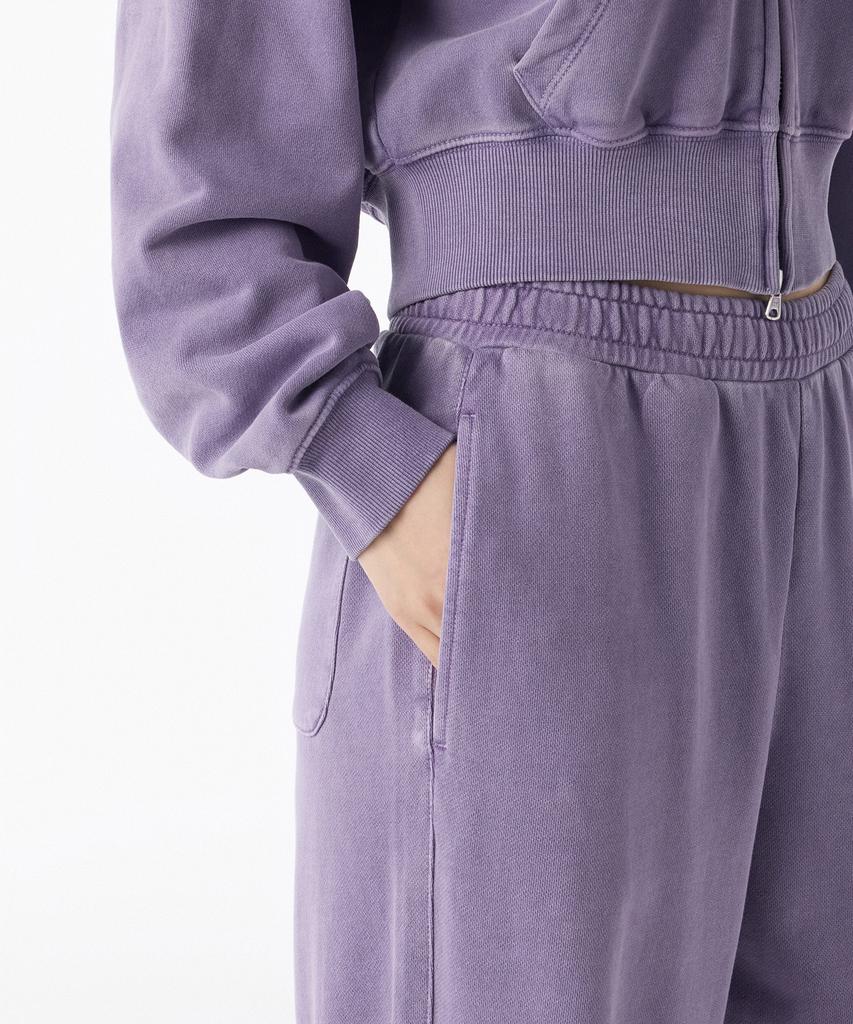 MUSINSA STANDARD WOMAN Pigment Wide Sweatpants [Purple Grey]