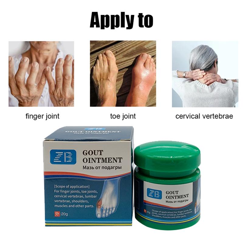 ZB 20G Pain Ointment Joint Knee Pain Toe Finger Bone Spur Cream Health Care