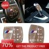 B4 A5 For M 1pcs M Performance Car Gear Shift Knob Sticker Cover For Bmw M Sticker X1 X3 X4 X5 X6 X7 E46 E90 F20 E60 E39 F10