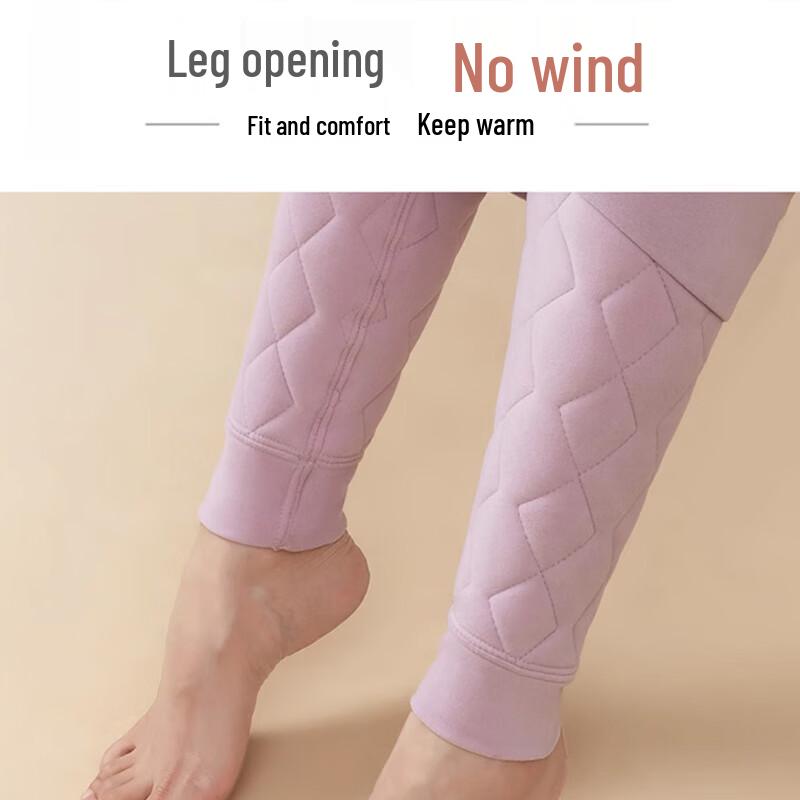 LANGSHA Women's 100% Wool Thermal Leggings