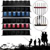 Wall Mount Fishing Rod Rack Vertical Fishing Pole Holders Store 6 Rods Rod Storage Racks for Garage
