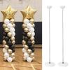 Set de suport pentru coloană pentru balon reglabil 2M, bază pentru suport pentru stâlp pentru turn de balon din metal pentru nuntă, petrecere de aniversare, decorațiuni de Crăciun
