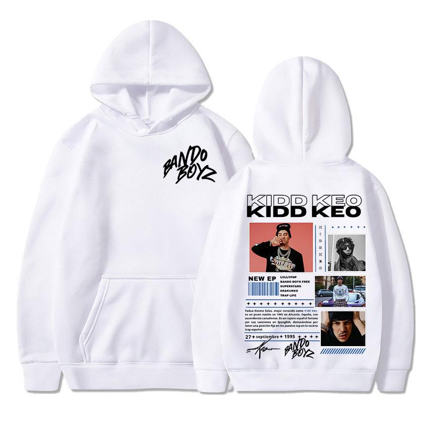 Rapper Kidd Keo Bando Boyz Album Tour Merch Hoodies Men Women Hip Hop Fashion Street Sweatshirt Casual Comfort Oversized Hoodie