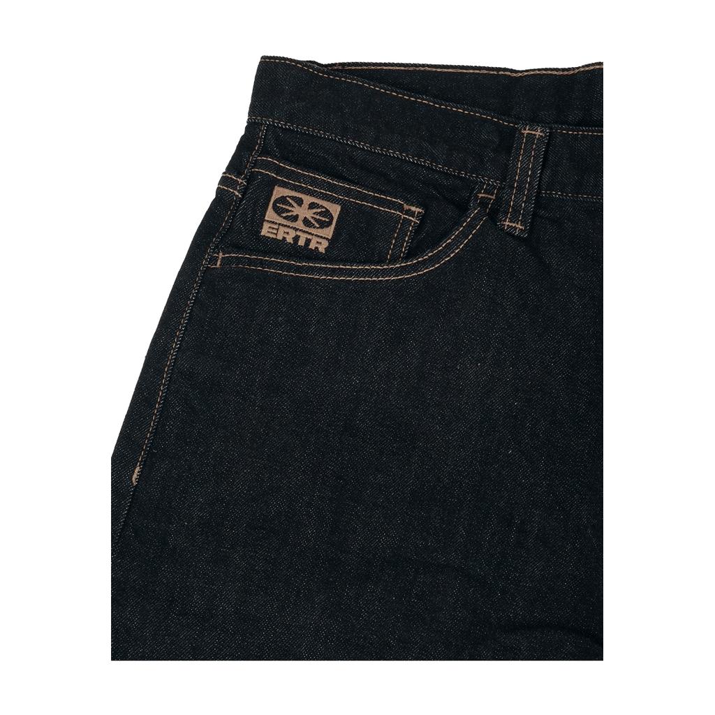 Ialtial Essential Relaxed Denim Pants (Dark Indigo)