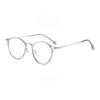 Anti Blue Light Nearsighted Glasses for Women Men Vintage Metal Frame Myopia Prescription Eyeglasses