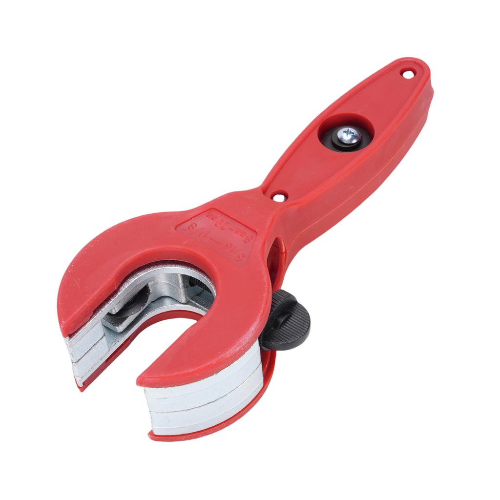 Ratcheting Tubing Cutter 2 In 1 Compact Pipe Cutters for Cutting PPR and Plastic Hoses 1 4in To 7 8in Copper PVC Metal