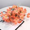 Künstliche Cosmeenblüten 6 Köpfe Kunstseiden-Cosmeen mit Stiel Falscher Wildblumenstrauß für Vase Hochzeitsparty Frühling Sommer Heimdekoration