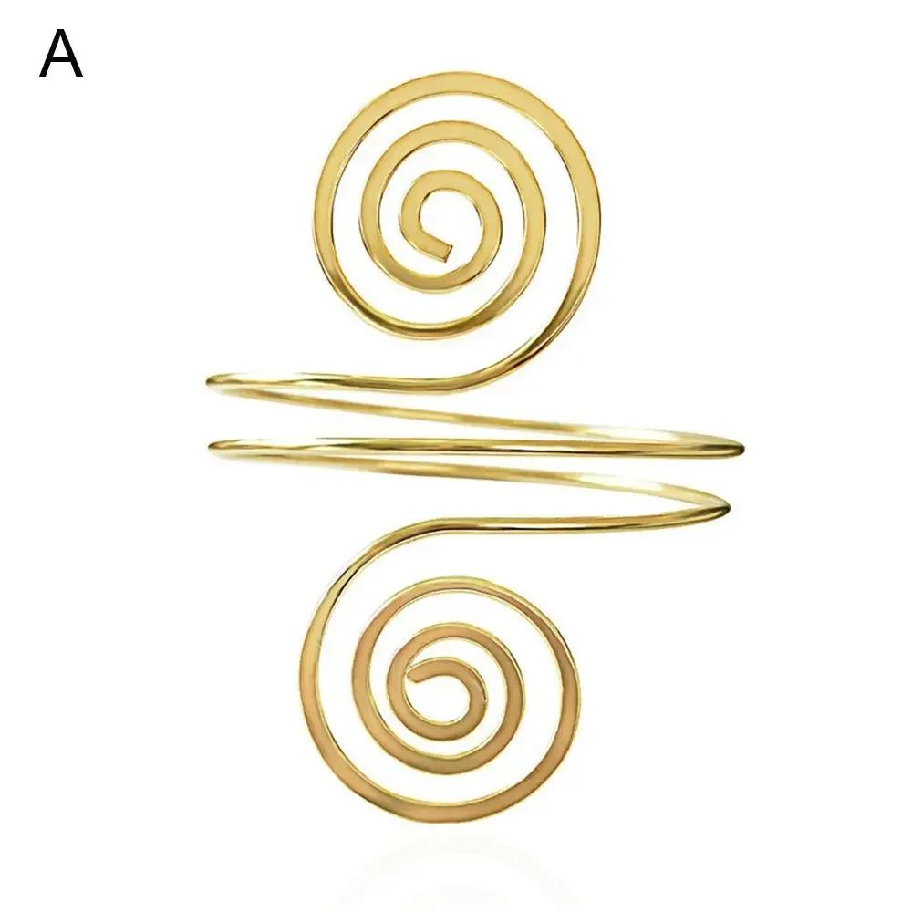 Bohemian Tassel Pendants Charm Upper Bracelet Arm Chain Metal Hollow Out Geometric Pattern Retro Arm Cuff Bangle Body Bracelets