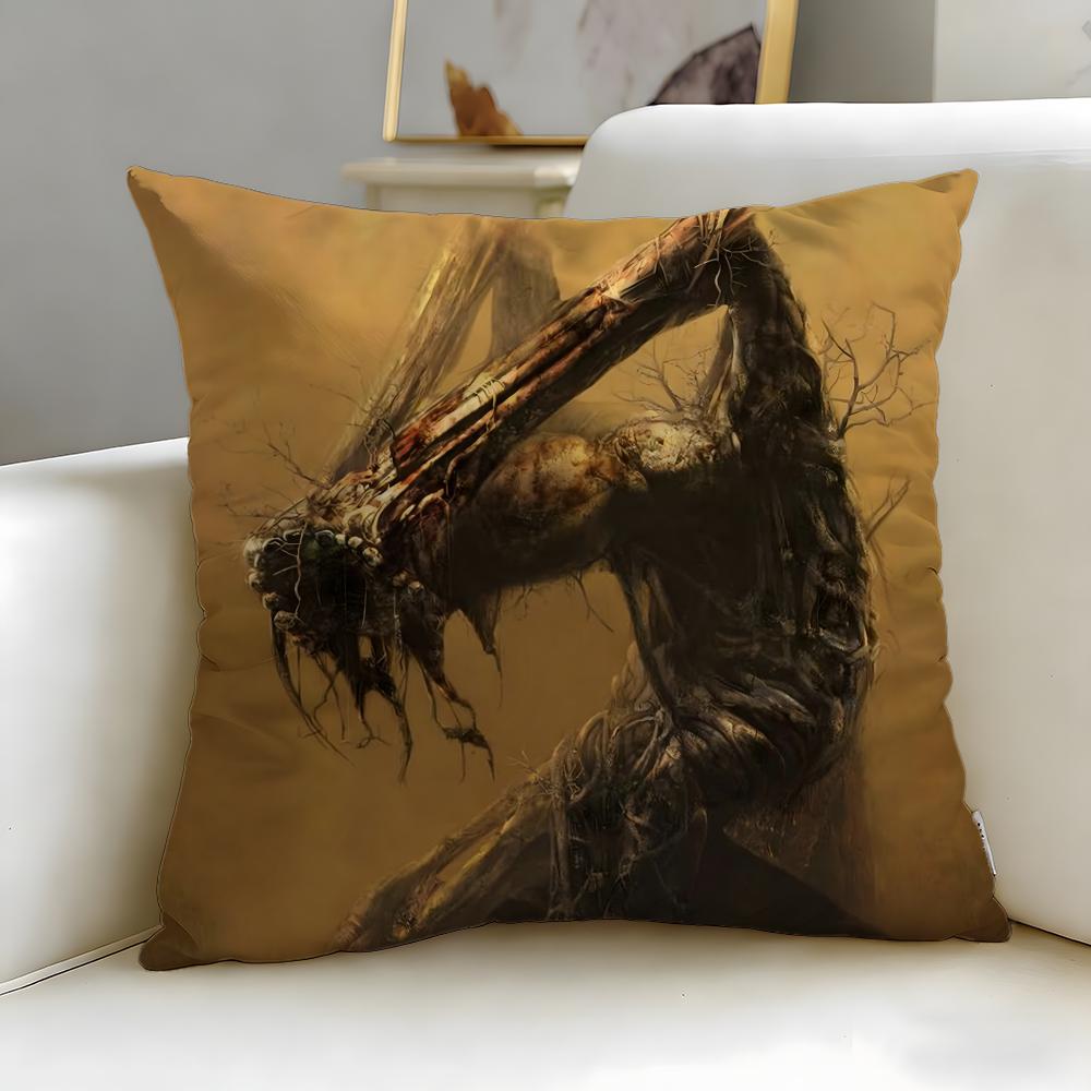 classic painter Zdzislaw Beksinski Cushion Cover Soft EasyWash Pillow Case Versatile for Couch Bed Travel and Office