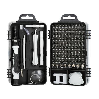 Ensemble de tournevis magnétiques de précision multifonctionnels 115 en 1 Kit de tournevis de réparation d'équipement de téléphone portable pour ordinateur PC Outils à main