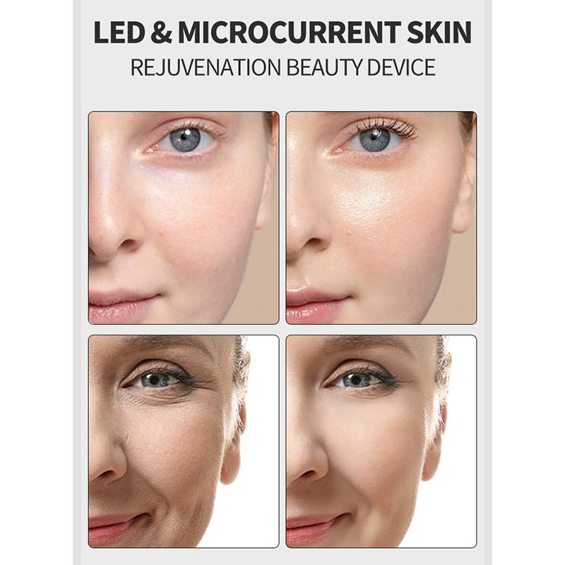 7 Colors Facial Skin Care Anti Wrinkle Beauty Device EMS Microcurrent Lift Massager Eye Massager