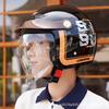 Unisex Electric Vehicle Helmet Female Hidden Lens Anti-fog Four-season Breathable Motorcycle Men and Women