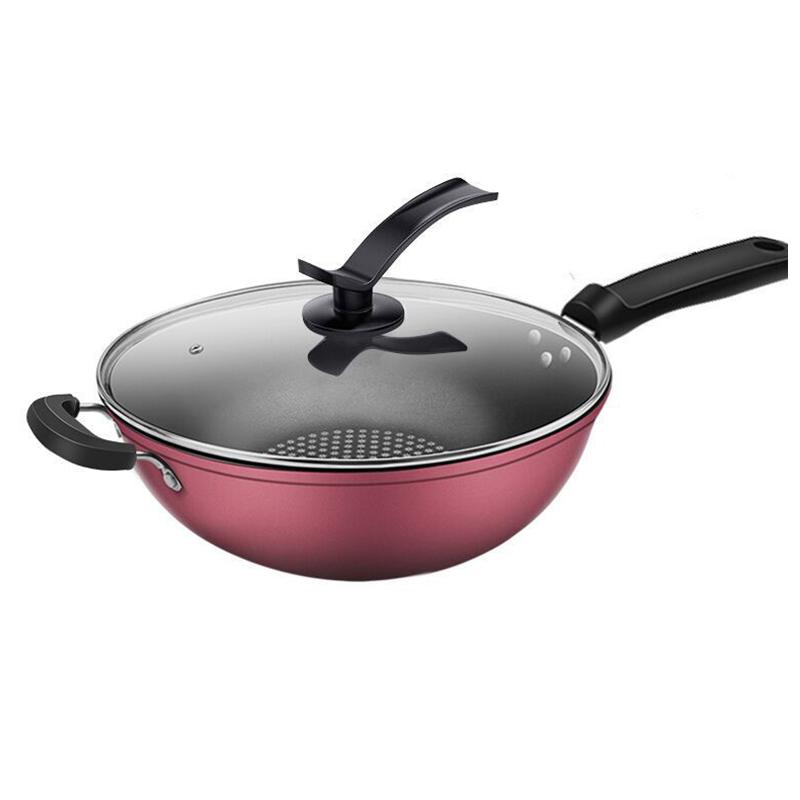 

Сковорода с антипригарным покрытием, бытовая сковорода, индукционная плита, газовая плита, универсальная 34cm