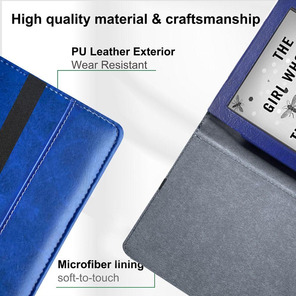 Professionelle 6-Zoll-Hülle PU-Leder Stoßfest e-Reader-Abdeckung Kratzfest Verschleißfest Vollschützende Hülle für Sony PRS-650