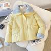 Coat for Women Thickened Plush Winter Windbreaker Oversize Waterproof Casual Zipper Down Jacket