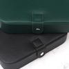 Luxuriöse Schmuckschatulle Geschenk Aufbewahrungsorganizer Reise-Ausstellungsbox mit Knopf Leder Schmuckorganizer Hochzeit Verlobung