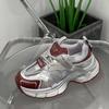 Silver platform dad shoes, new autumn feet, small height increase, breathable sports and leisure shoes