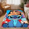 Lilo And Stitch Dance Party Disney Cartoon Theme Anti-Slip Rug - Polyester, Home Decor, Suitable for Bedrooms, Living Rooms, Doorways, and Studios