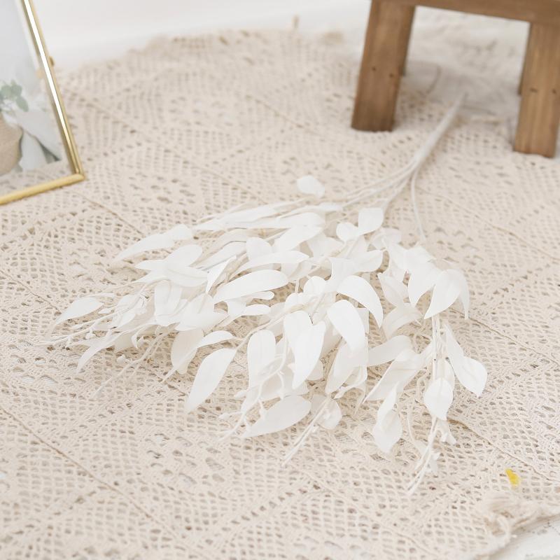 Kahaul Künstliche Seide Weidenstrauß Falsche Blätter Zuhause DIY Hochzeitsdekoration Dschungelparty Weidenranke Künstliches Laub Pflanzen Kranz