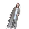 Middle East Arabian Women's New Fashion Loose Casual Cardigan Long Dress Shirt Long Dress