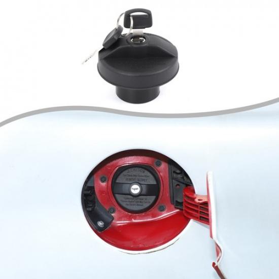 Car Fuel Lid Petrol Gas Tank Locking Cover Trim For Fiat 500 2007-2015