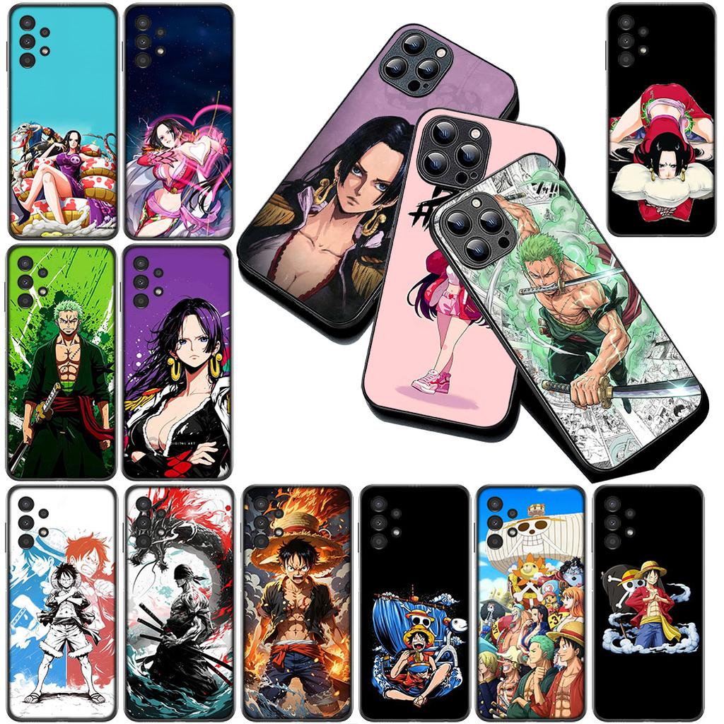 Boa Hancock One Pieces Luffy Roronoa Zoro Phone Case for Xiaomi Redmi Note 13 14 Pro Plus ProPlus 14C 13C Pro+ 5G Cover