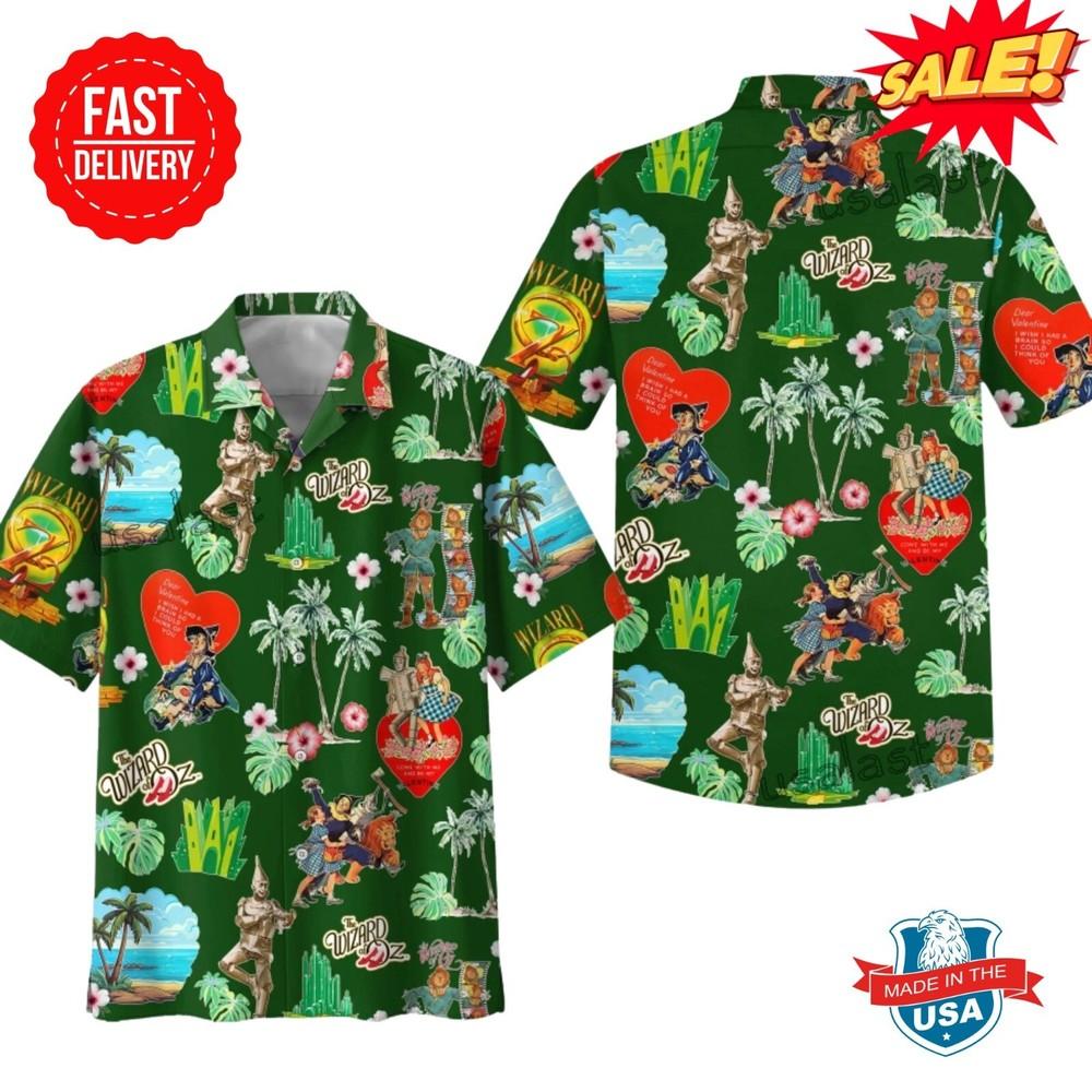 The Wizard Of Oz Tropical Short Sleeve Shirt Unisex T-Shirt XL