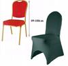 Green Banquet Chair Cover, Elastic, Premium