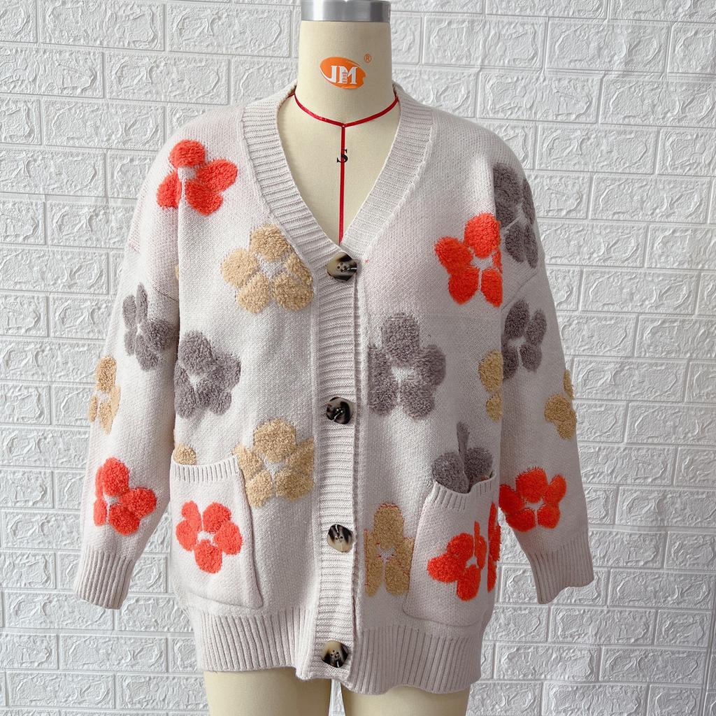 Short Sweater Jacket Sweet Loose Autumn and Winter Knitted Cardigan