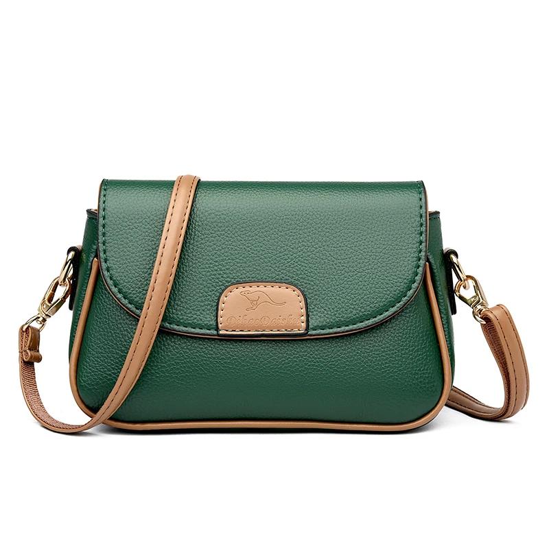 Women's Standard Leather Shoulder Bag  Lady Casual Armpit Bag  Female Shopping Bag