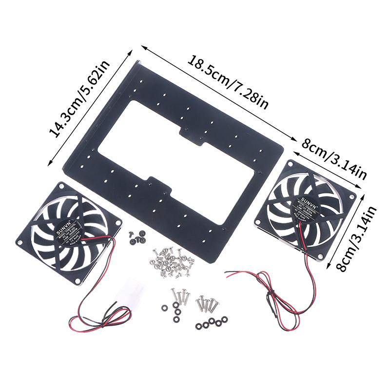 Chassis Integriertes 6F Mechanisches Festplattenhalterung Metall 6x3.5 Festplatten Übereinanderliegende Erweiterung Lüfterkühlung Für PC Gehäuse