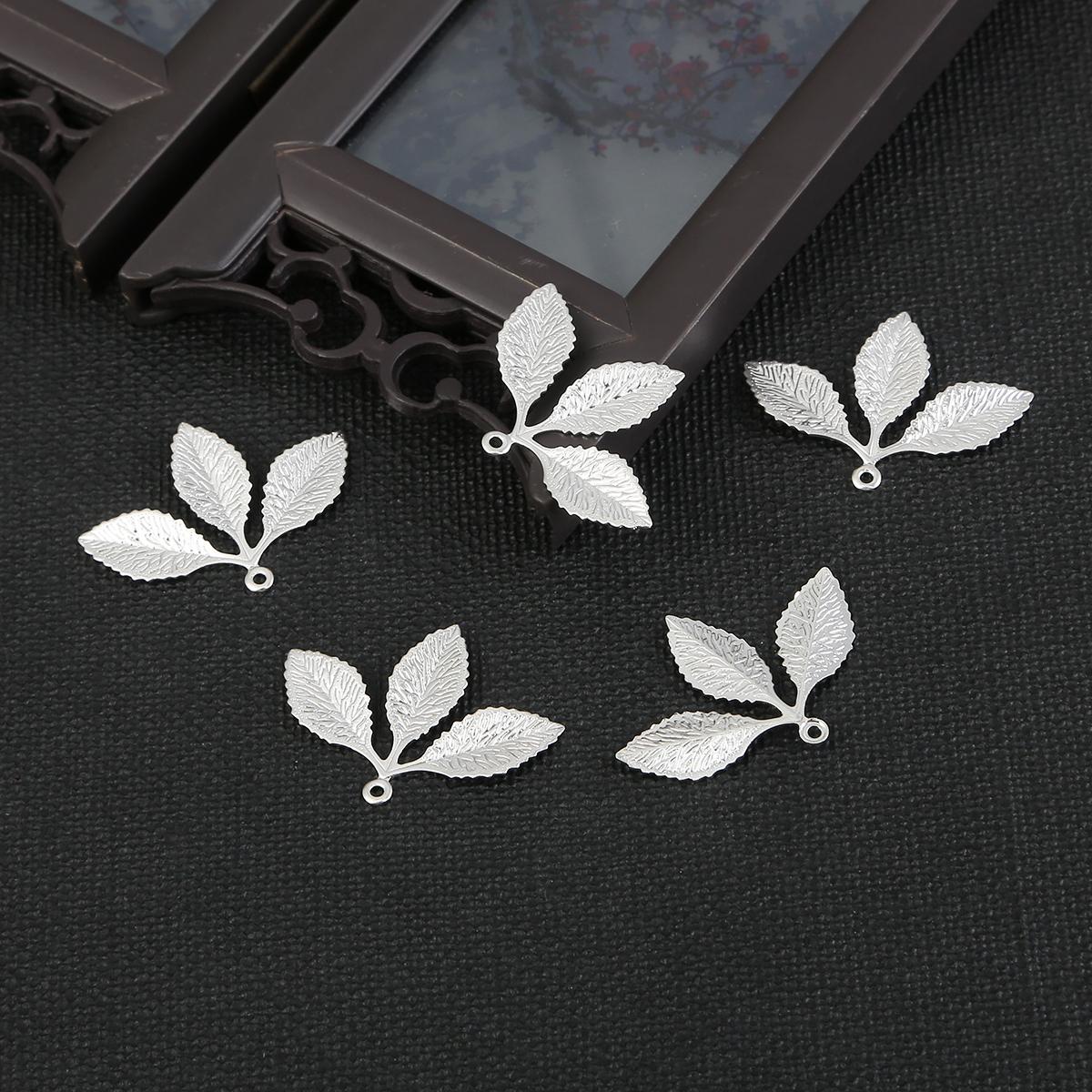 

10/20 шт. Металлические медные листовые соединители, подвески, аксессуары для самостоятельного изготовления ювелирных изделий 04 30×22mm 10pcs серебряный