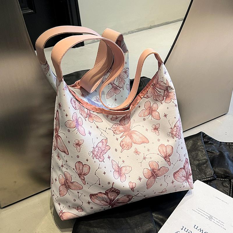 Korean Ins Fashion Large Capacity Shoulder Bag for Women New Chinese Style Underarm Tote Bag New Versatile Women's Bag