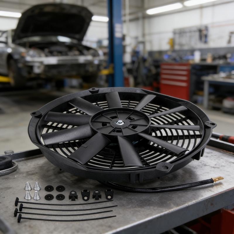 Heavy Duty 12-inch Auto Condensor Ventilator Lichtgewicht Ontwerp Elektrische Radiator Koelventilator voor Diverse Auto's en SUV's
