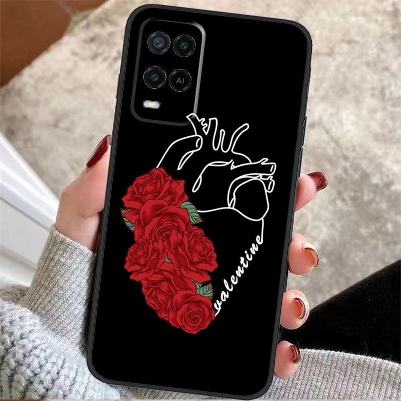 Human Heart Anatomy Case For Oppo A38 A74 A94 A54 A18 A58 A78 A98 A80 A60 A40 A96 A76 A16 A15 A17 A57 A77 A5 Pro