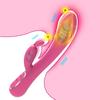 Silikonový vibrátor s masturbátorem Dildo pro ženy Bodový masážní přístroj G Klitorální stimulátor Režim vyhřívání Sexuální hračky pro ženy