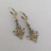 Ladies' Retro Fashion Carved Pattern Earrings