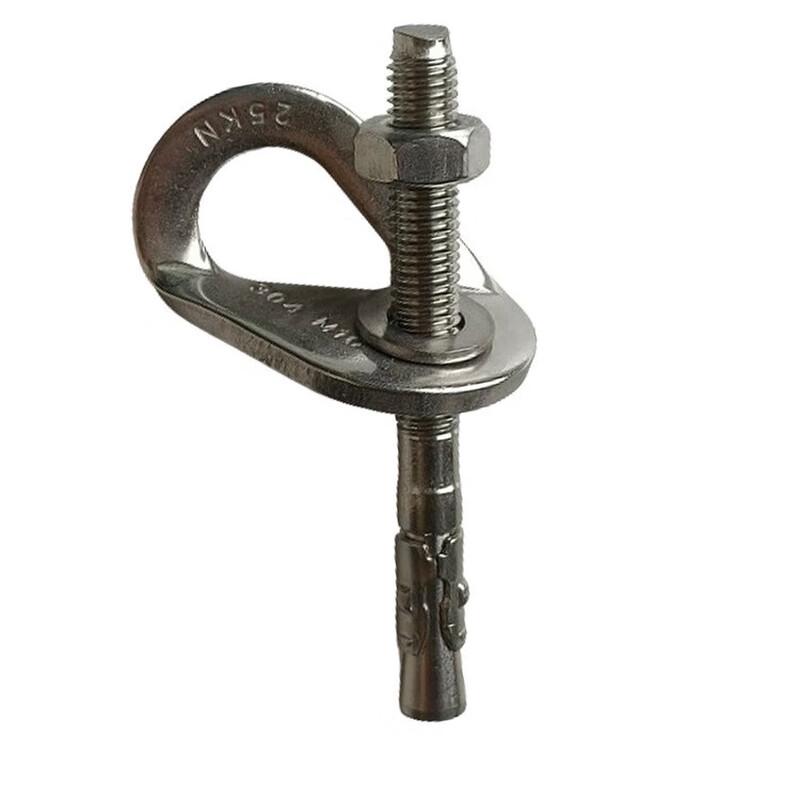Ruifulaik M10 304 Stainless Steel Rock Anchor with Hanger